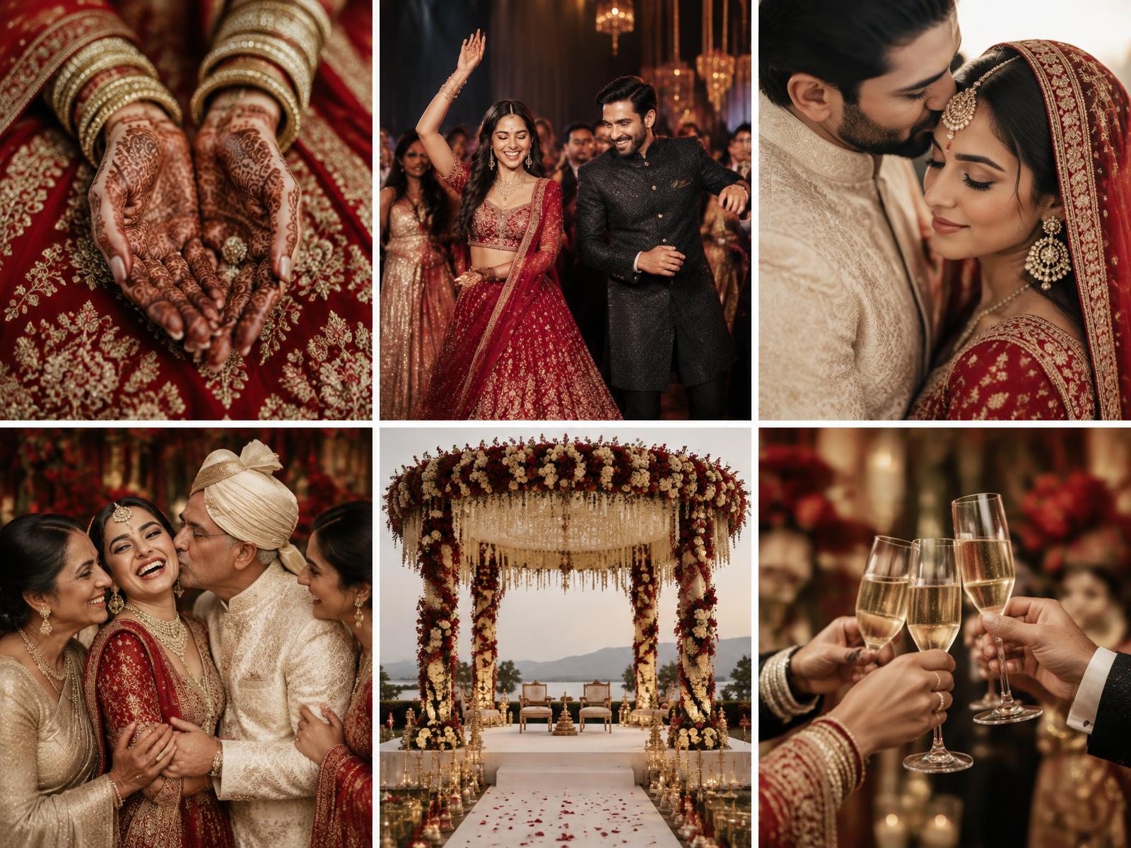 Moments from Meera and Aarav’s story